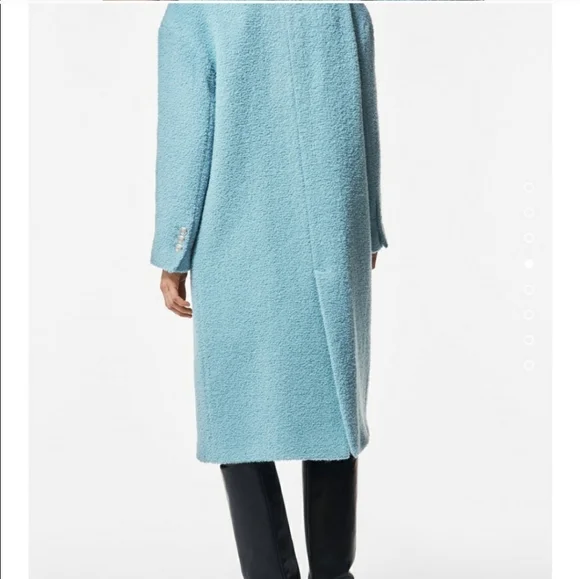 Zara Wool Coat -Limited edition Sky Blue 8357-477 . Bloggers Favorit - Picture 9 of 16